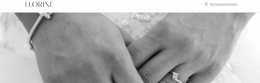 Screenshot der Shop-Webseite von Elorine