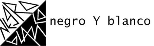 negro y blanco