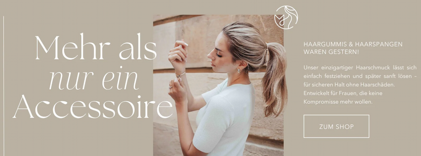 Screenshot der Shop-Webseite von Maivy 