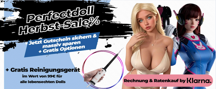 Screenshot der Shop-Webseite von Perfectdoll