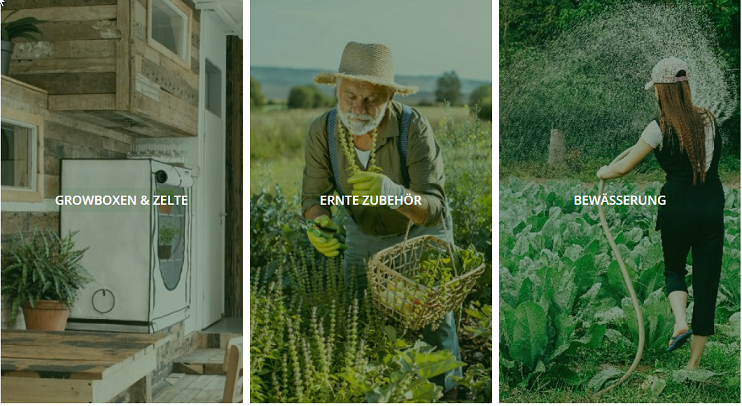 Screenshot der Shop-Webseite von Plantplanet