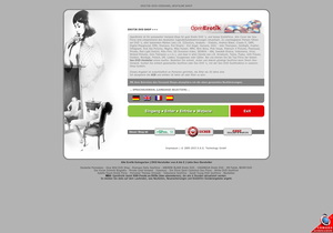 Screenshot der Shop-Webseite von openerotik.de