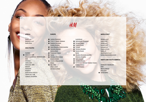 Screenshot der Shop-Webseite von H&M
