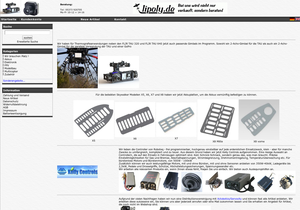 Screenshot der Shop-Webseite von lipoly.de