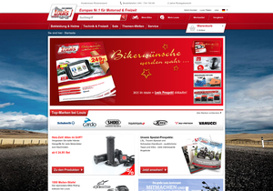 Screenshot der Shop-Webseite von LOUIS
