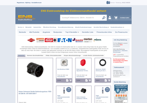 Screenshot der Shop-Webseite von elektronetshop.de