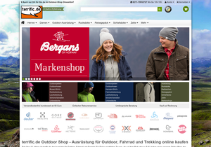 Screenshot der Shop-Webseite von terrific.de