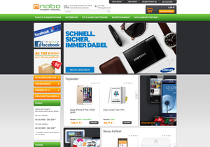 Screenshot der Shop-Webseite von anobo.de