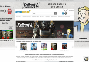 Screenshot der Shop-Webseite von PrimalGames