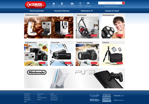 Screenshot der Shop-Webseite von xenudo.de