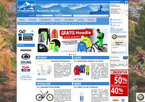 Screenshot der Shop-Webseite von HIBIKE