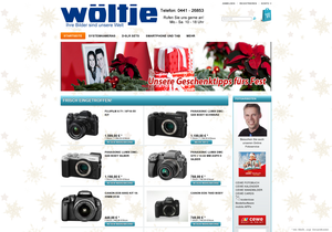 Screenshot der Shop-Webseite von Wöltje