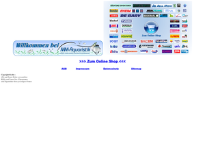 Screenshot der Shop-Webseite von MM-Aquaristik