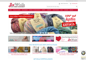 Screenshot der Shop-Webseite von JAWOLLE
