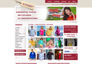 Screenshot der Shop-Webseite von Stickerei-Stoiber.de