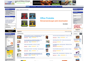 Screenshot der Shop-Webseite von ismein.de - Software & Amazon