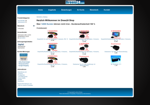 Screenshot der Shop-Webseite von drees24.com