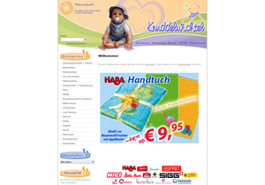 Screenshot der Shop-Webseite von knuddelwichtel.de