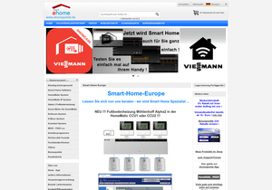 Screenshot der Shop-Webseite von PioTek-Smarthome