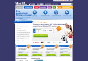 Screenshot der Shop-Webseite von JDC GELD.de GmbH