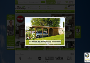 Screenshot der Shop-Webseite von Mein-Gartenshop 24