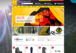 Screenshot der Shop-Webseite von FLIEGFIX