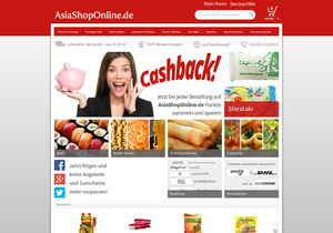 Screenshot der Shop-Webseite von AsiaShopOnline.de