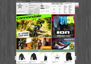 Screenshot der Shop-Webseite von CYPRESS WAREHOUSE