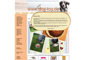 Screenshot der Shop-Webseite von Dog-Toy.de
