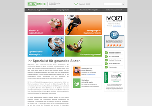 Screenshot der Shop-Webseite von www.mein-moizi.de