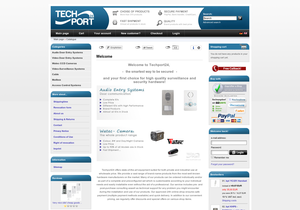Screenshot der Shop-Webseite von TechPort24