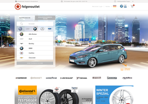 Screenshot der Shop-Webseite von felgenoutlet.de