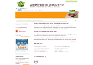 Screenshot der Shop-Webseite von Buchmaxe.de