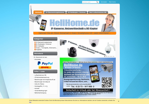 Screenshot der Shop-Webseite von helihome.de