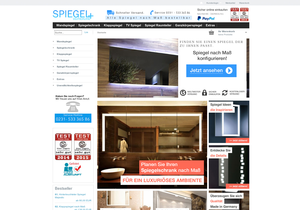 Screenshot der Shop-Webseite von Spiegel Deutschland