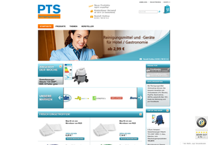 Screenshot der Shop-Webseite von Reinigungsmittel Onlineshop