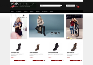 Screenshot der Shop-Webseite von tajalo.de
