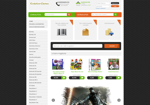 Screenshot der Shop-Webseite von evolution-games