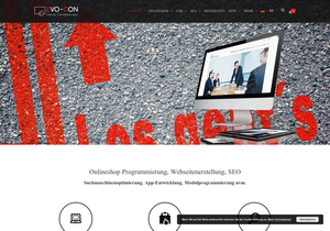 Screenshot der Shop-Webseite von EVO-CON