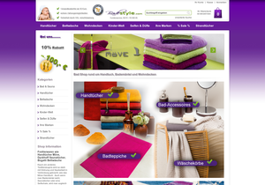 Screenshot der Shop-Webseite von Badestyle.com