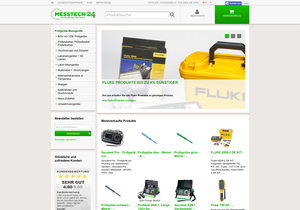 Screenshot der Shop-Webseite von messtech24