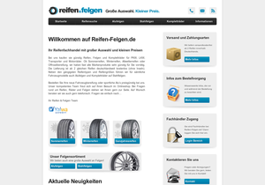 Screenshot der Shop-Webseite von reifen-felgen.de