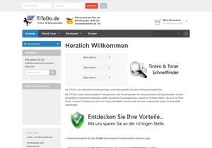 Screenshot der Shop-Webseite von titodo.de