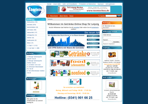 Screenshot der Shop-Webseite von gls-eberlein