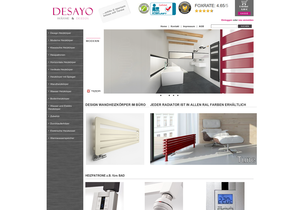Screenshot der Shop-Webseite von desayo.de