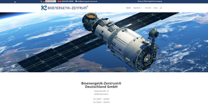 Screenshot der Shop-Webseite von Bioenergetik-Zentrum Deutschland