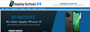 Screenshot der Shop-Webseite von Display Schutz24