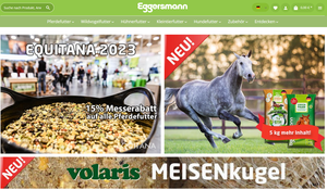 Screenshot der Shop-Webseite von eggersmann-shop.de