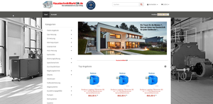 Screenshot der Shop-Webseite von HaustechnikMarkt24