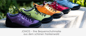 Screenshot der Shop-Webseite von Jomos Schuhfabrik